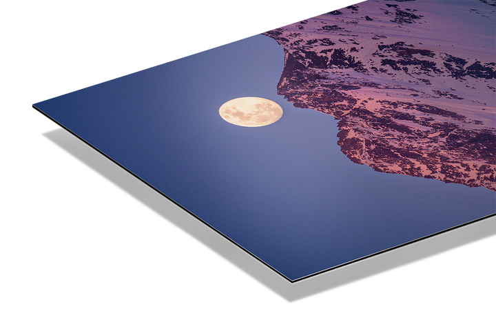 Full Moon Rising Over Mährenhorn | Original Print