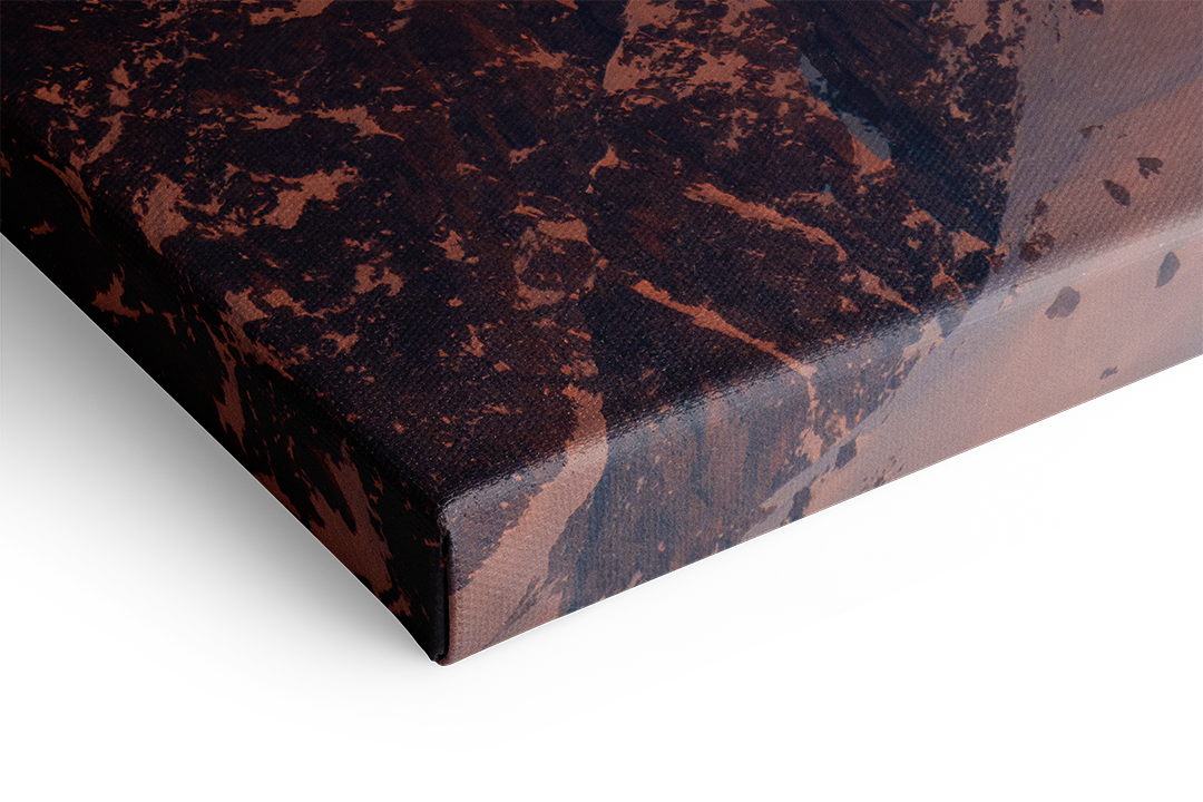 Full Moon Over Mährenhorn Golden Hour | Original Print