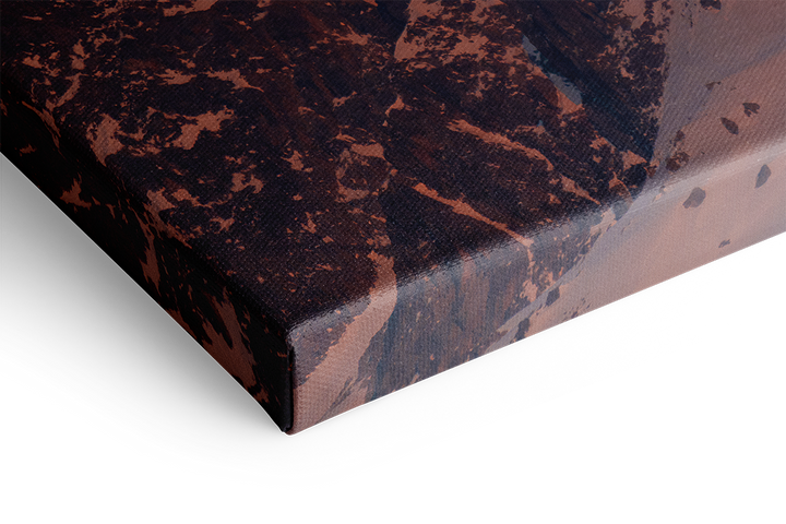 Full Moon Over Mährenhorn Golden Hour | Original Print