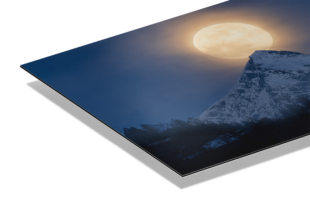 The February Full Moon Over Grassen 2 | Original Print