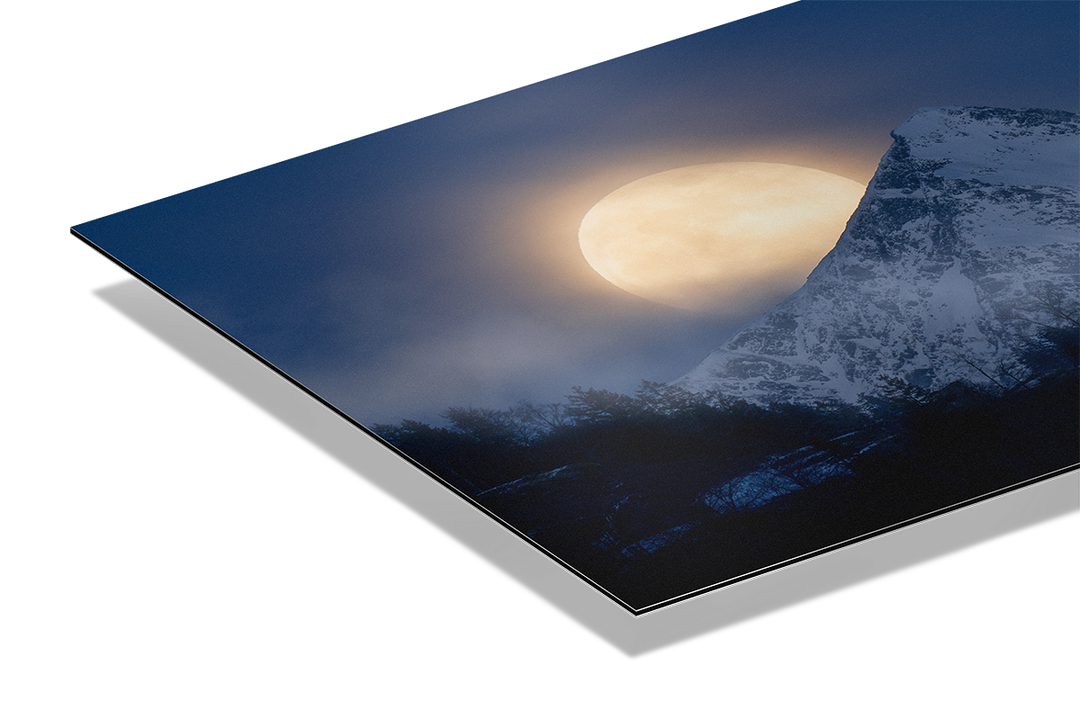 The February Full Moon Over Grassen 1 | Original Print