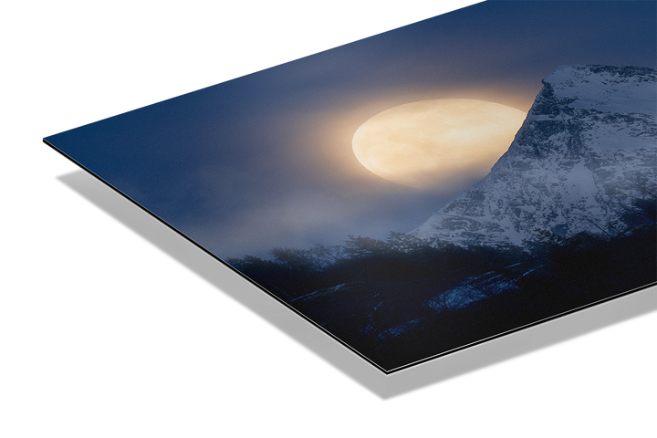 The February Full Moon Over Grassen 1 | Original Print