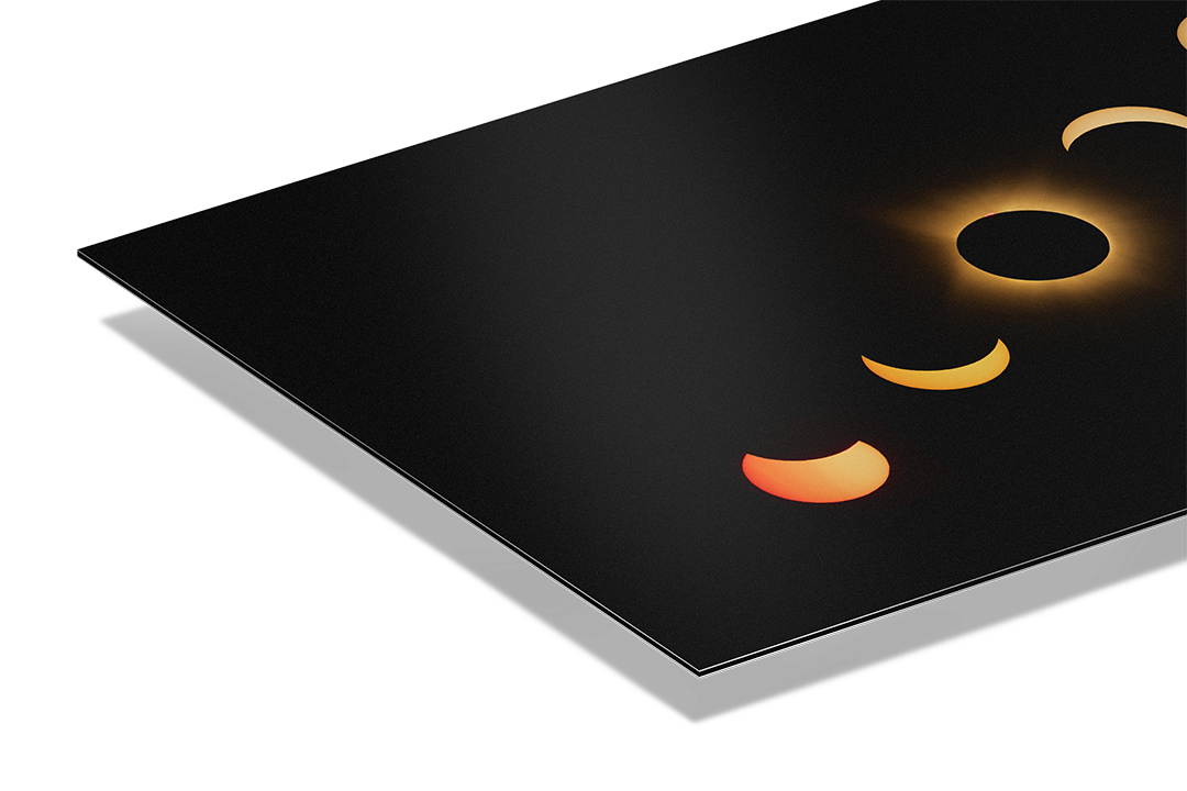 Solar Eclipse Phases, August 12, 2026 (Diagonal Alignment) | Original Print