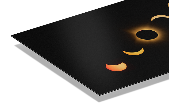 Solar Eclipse Phases, August 12, 2026 (Diagonal Alignment) | Original Print