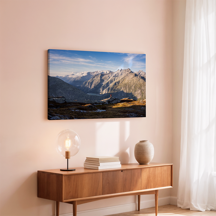 Grimselsee Fall Valley View | Original Print