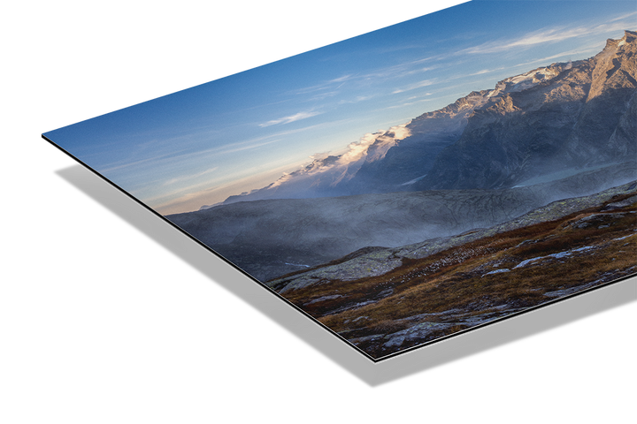 Grimselsee Fall Foggy Valley | Original Print