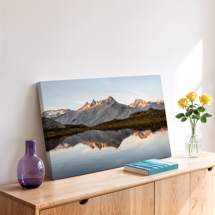 Gärstenhörner-Spiegelung am Grimselpass | Original Print