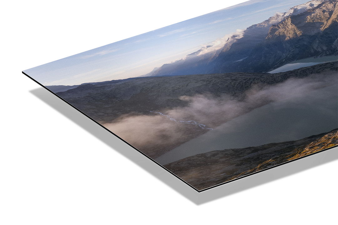 Grimselsee And Valley From Grimselpass | Original Print
