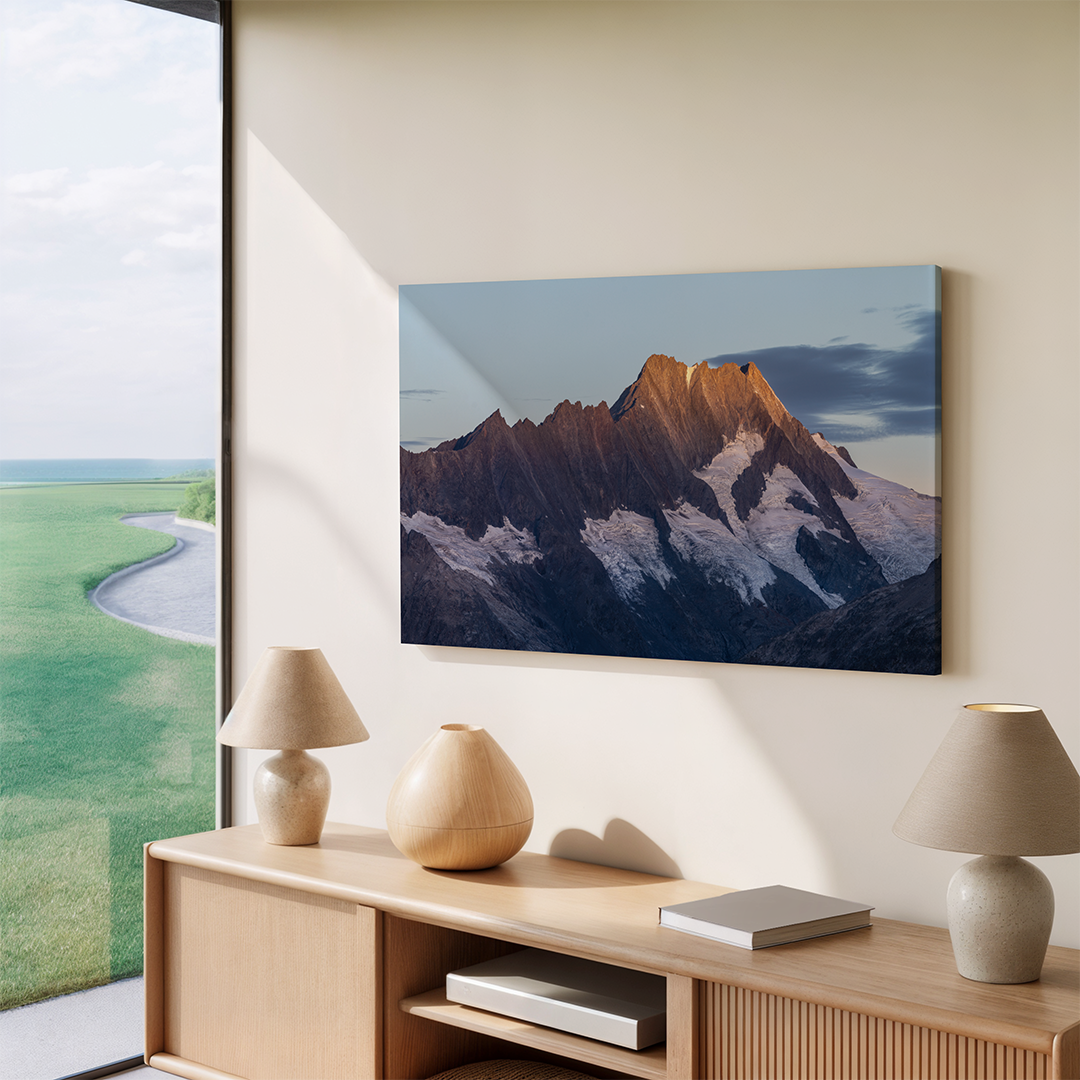Lauteraarhorn im ersten Licht | Original Print