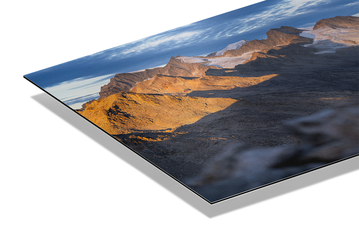 Oberaar Mountain Range And Glacier | Original Print