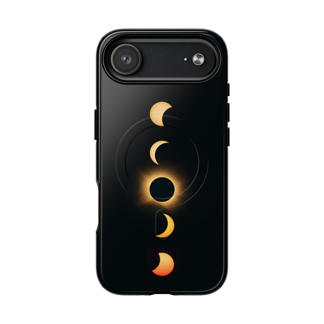 Sonnenfinsternis-Phasen, 12. August 2026 | Robuste Magnet-Handyhülle