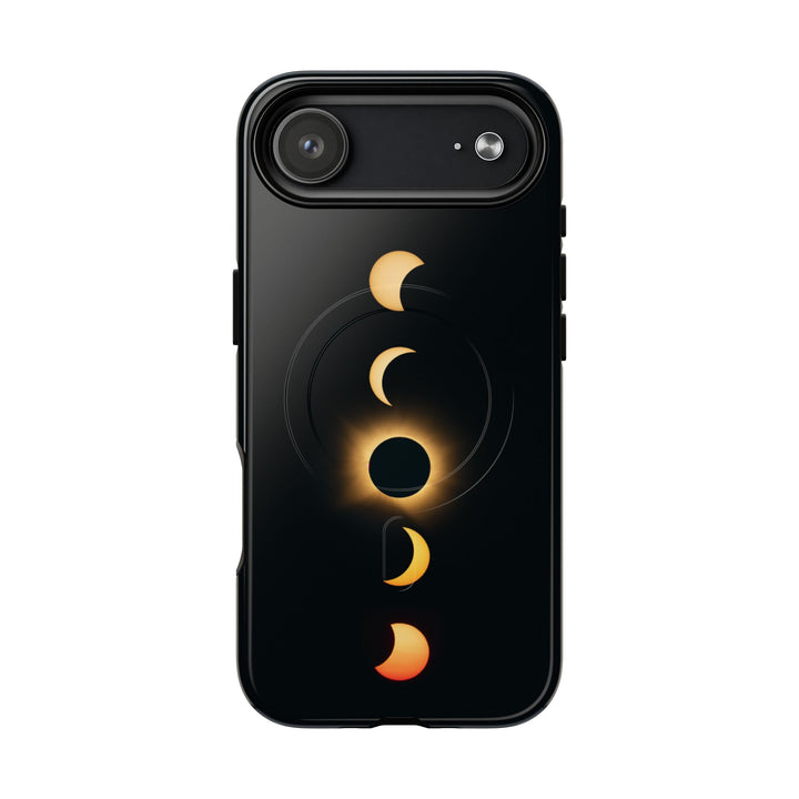 Sonnenfinsternis-Phasen, 12. August 2026 | Robuste Magnet-Handyhülle