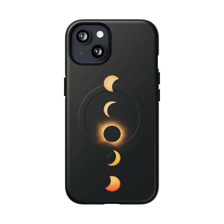 Sonnenfinsternis-Phasen, 12. August 2026 | Robuste Magnet-Handyhülle