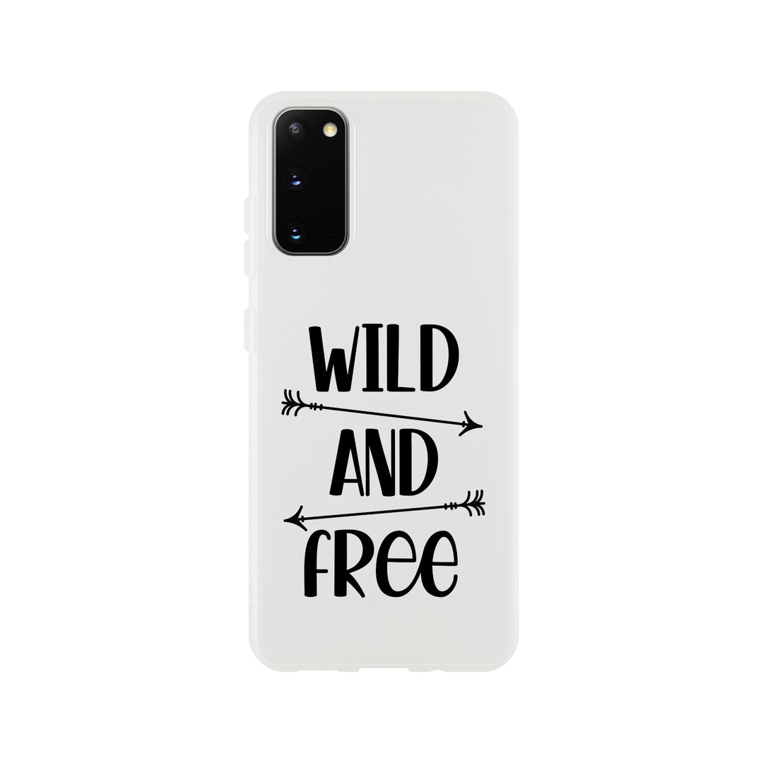 WILD &amp; FREE | Flexi-Hülle iPhone / Samsung