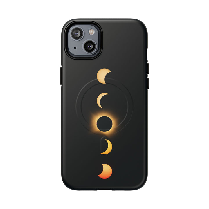 Sonnenfinsternis-Phasen, 12. August 2026 | Robuste Magnet-Handyhülle