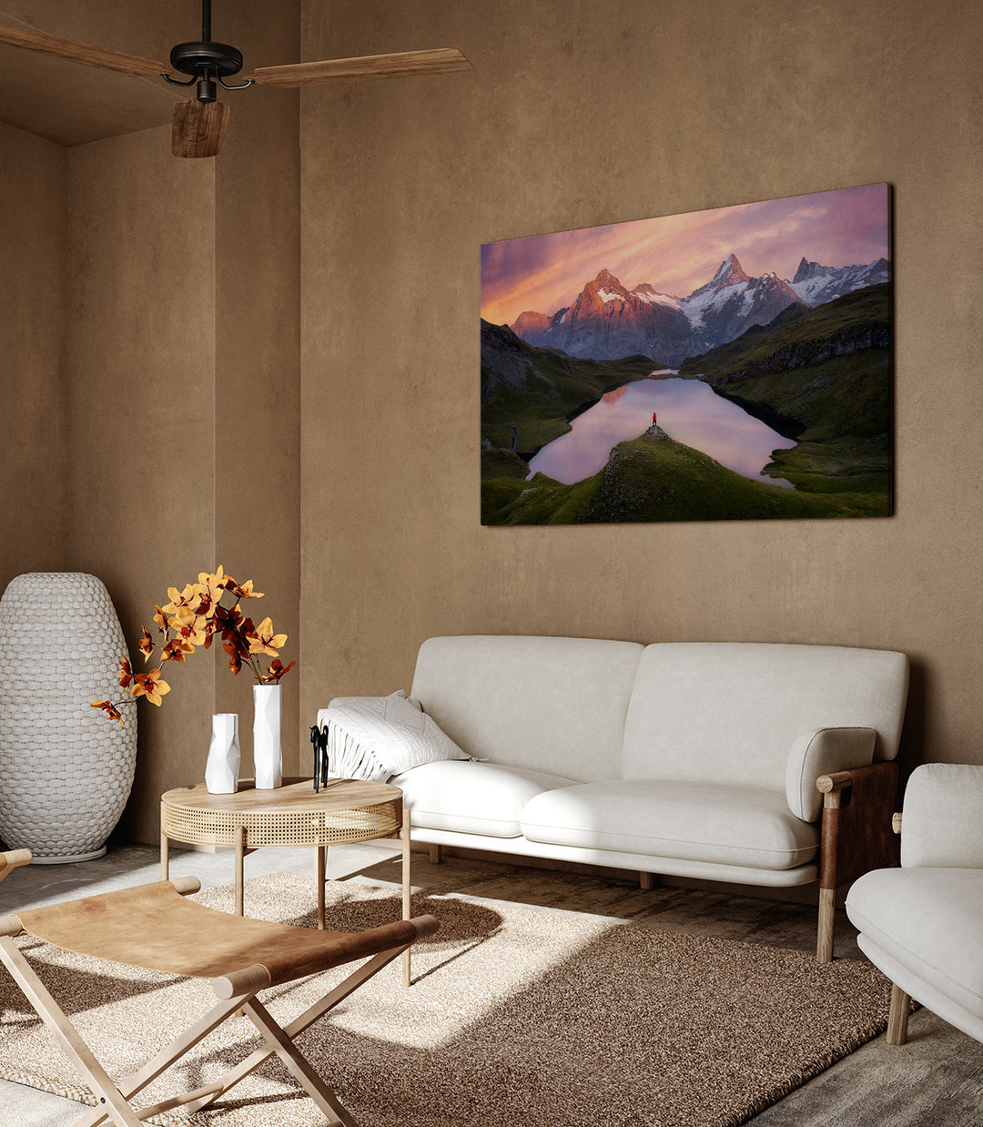 EXILE | Wetterhorn &amp; Schreckhorn - Aluminum Print