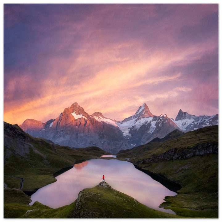 EXILE | Wetterhorn &amp; Schreckhorn - Aluminum Print