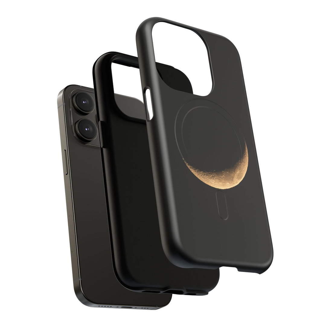 Moon Crescent Magnetic Phone Case — Tough Protective Magnet-Compatible Case