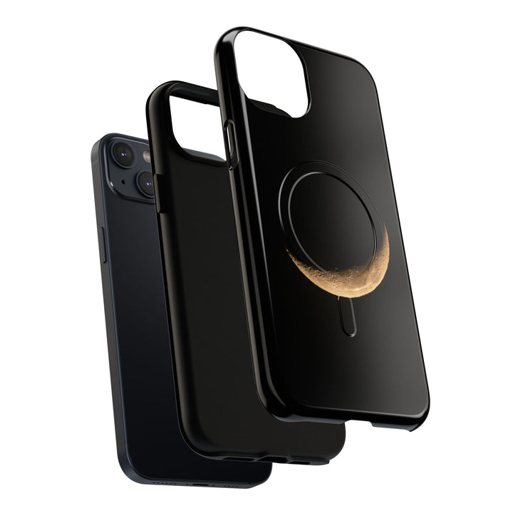 Moon Crescent Magnetic Phone Case — Tough Protective Magnet-Compatible Case