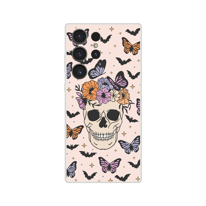 Schädel | Halloween Flexi-Hülle iPhone / Samsung