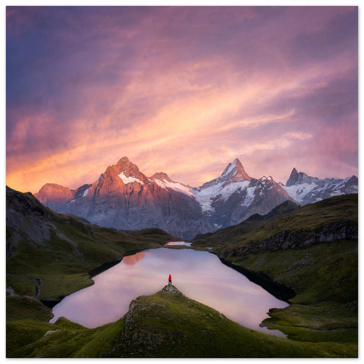 EXILE | Wetterhorn &amp; Schreckhorn - Aluminum Print