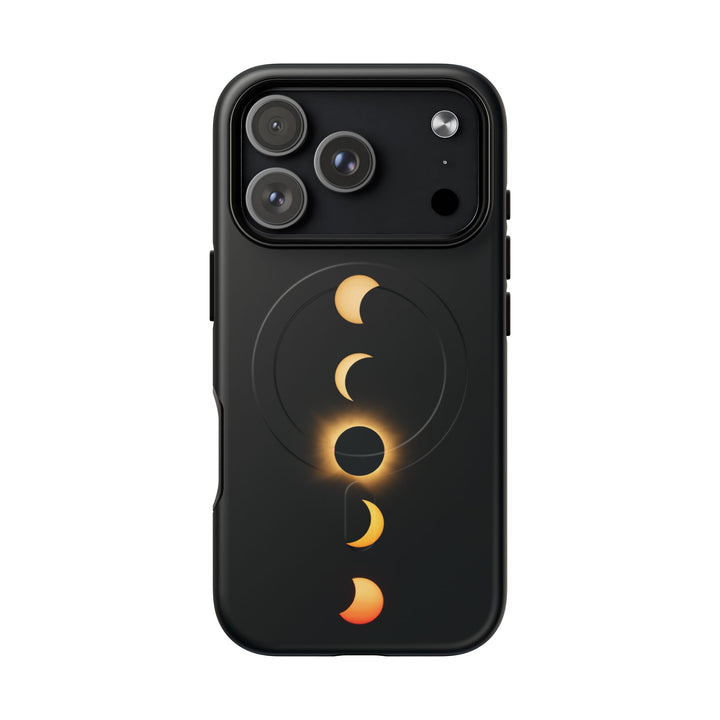 Sonnenfinsternis-Phasen, 12. August 2026 | Robuste Magnet-Handyhülle