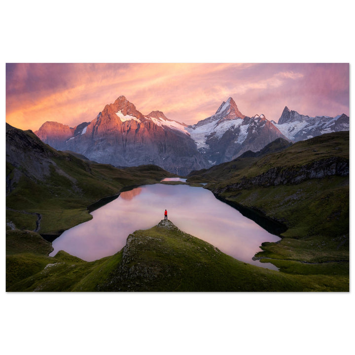 EXILE | Wetterhorn &amp; Schreckhorn - Aluminum Print