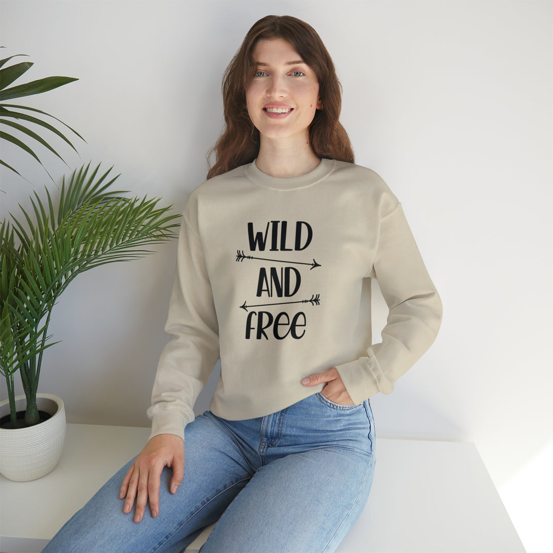 WILD &amp; FREE | Unisex Heavy Blend™ Crewneck Sweatshirt