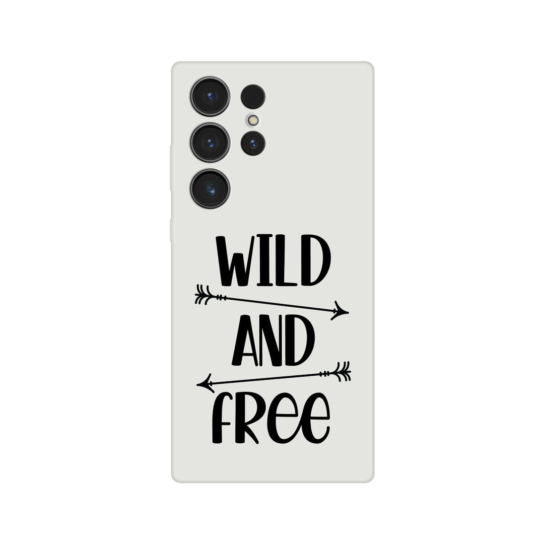 WILD &amp; FREE | Flexi-Hülle iPhone / Samsung