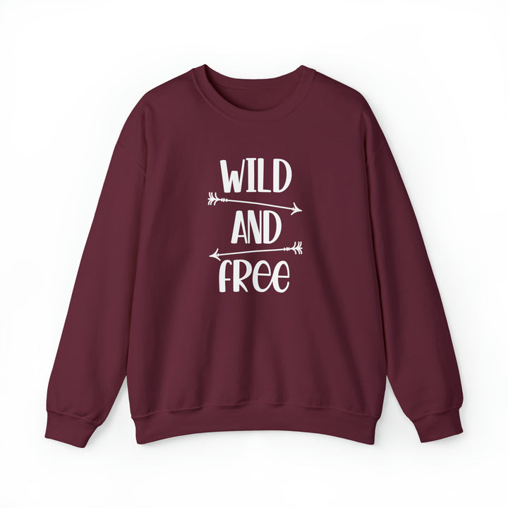 WILD &amp; FREE | Unisex Heavy Blend™ Crewneck Sweatshirt
