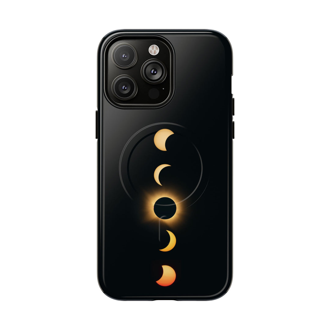 Sonnenfinsternis-Phasen, 12. August 2026 | Robuste Magnet-Handyhülle