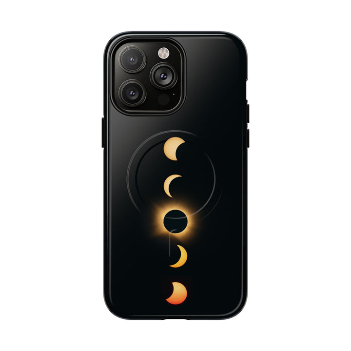 Sonnenfinsternis-Phasen, 12. August 2026 | Robuste Magnet-Handyhülle
