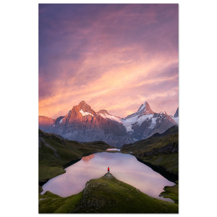 EXILE | Wetterhorn &amp; Schreckhorn - Aluminum Print