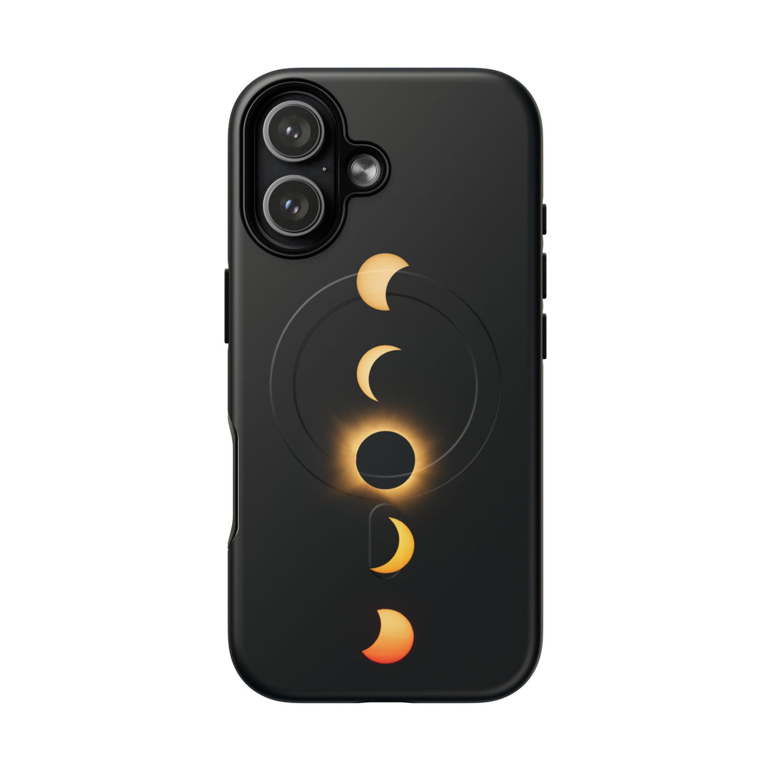 Sonnenfinsternis-Phasen, 12. August 2026 | Robuste Magnet-Handyhülle