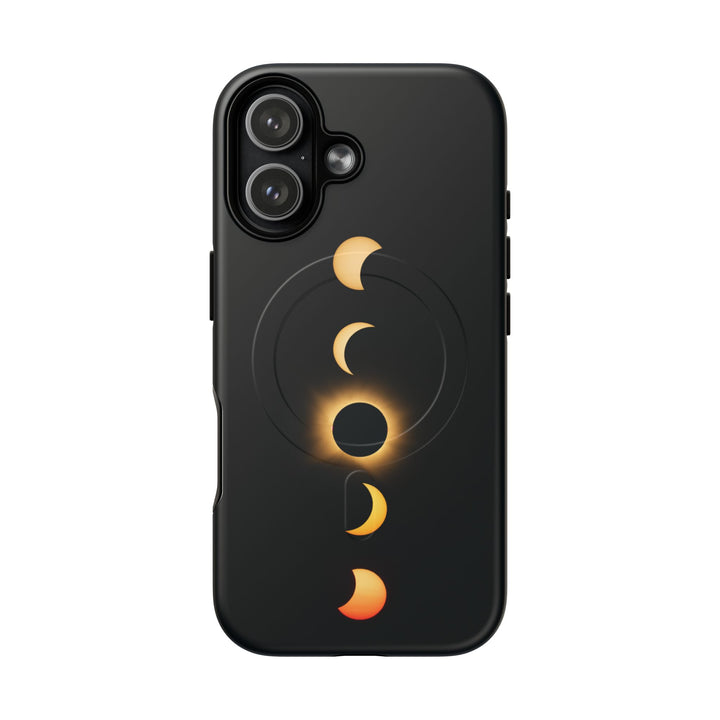 Sonnenfinsternis-Phasen, 12. August 2026 | Robuste Magnet-Handyhülle