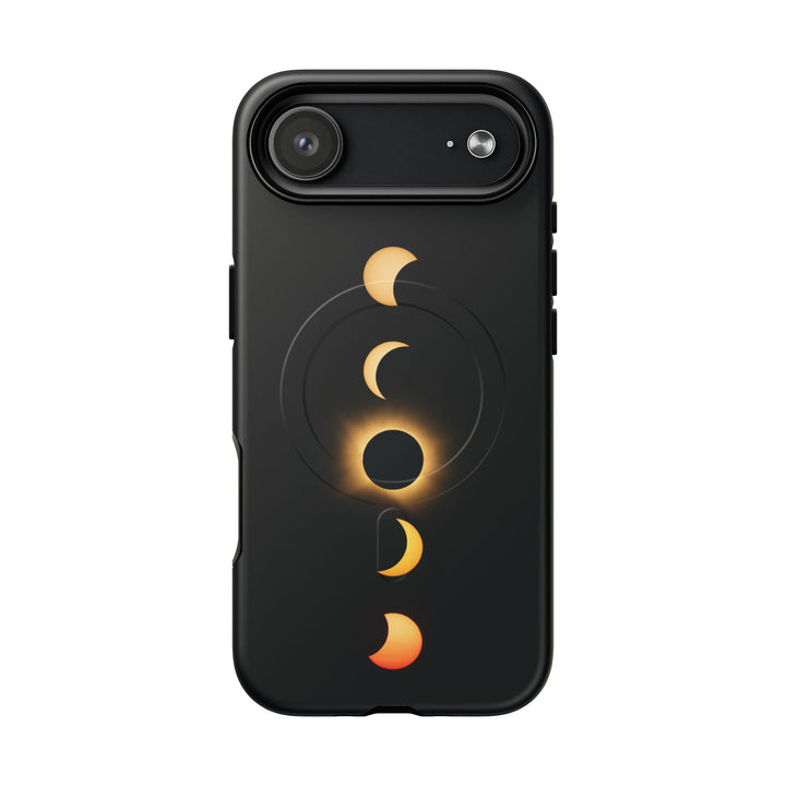 Sonnenfinsternis-Phasen, 12. August 2026 | Robuste Magnet-Handyhülle
