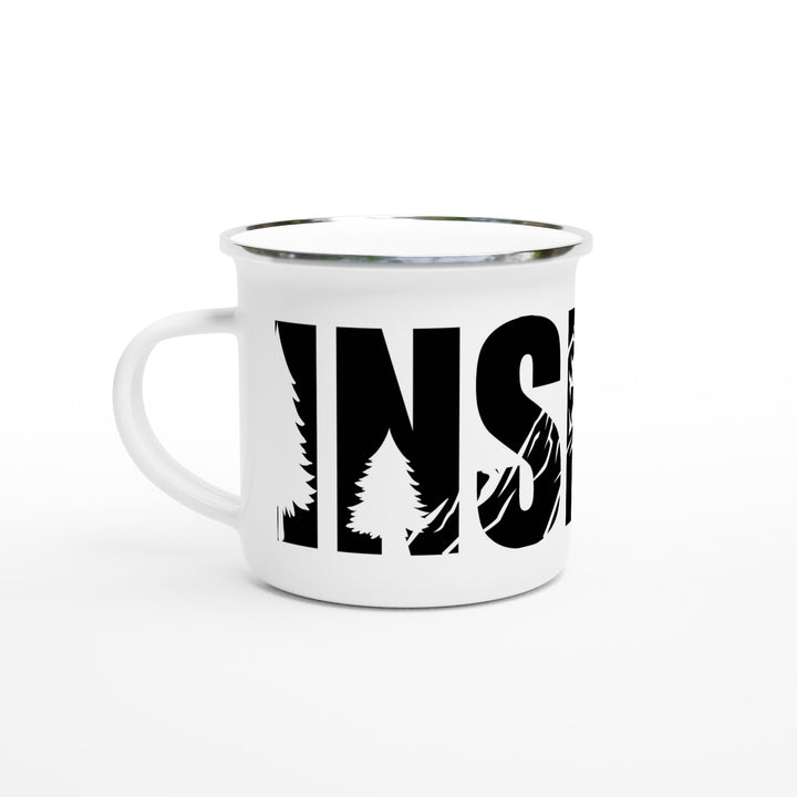 INSPIRE | Weißer 350ml Emaille-Becher