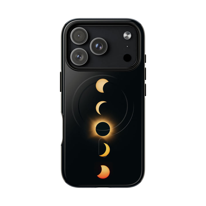 Sonnenfinsternis-Phasen, 12. August 2026 | Robuste Magnet-Handyhülle