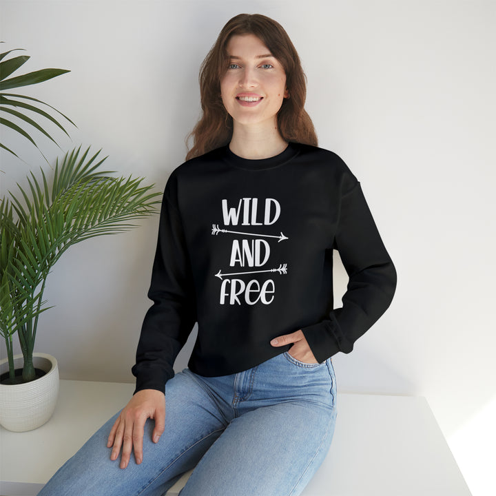 WILD &amp; FREE | Unisex Heavy Blend™ Crewneck Sweatshirt