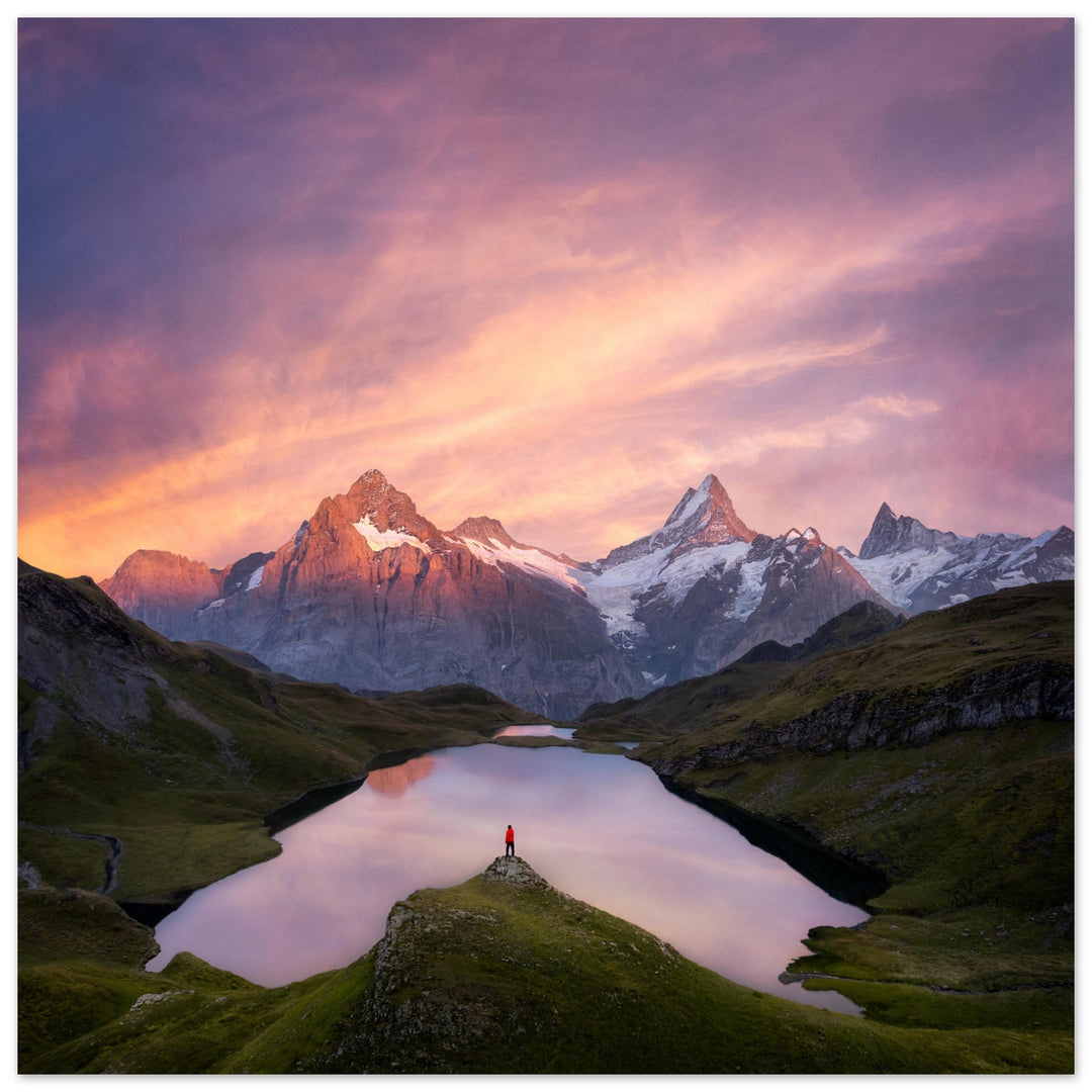 EXILE | Wetterhorn &amp; Schreckhorn - Aluminum Print