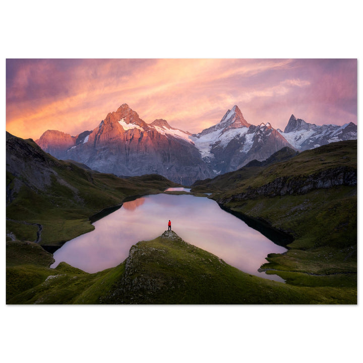 EXILE | Wetterhorn &amp; Schreckhorn - Aluminum Print