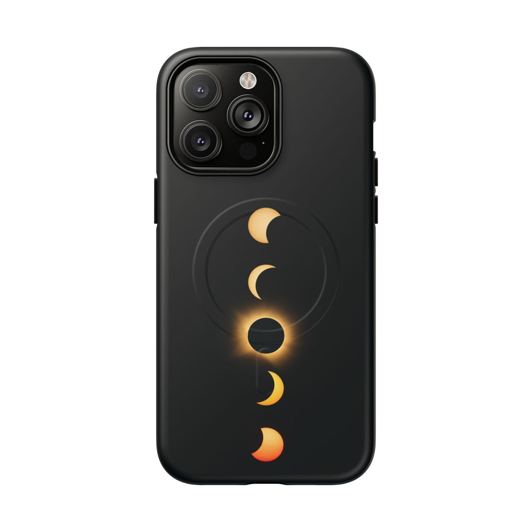 Sonnenfinsternis-Phasen, 12. August 2026 | Robuste Magnet-Handyhülle