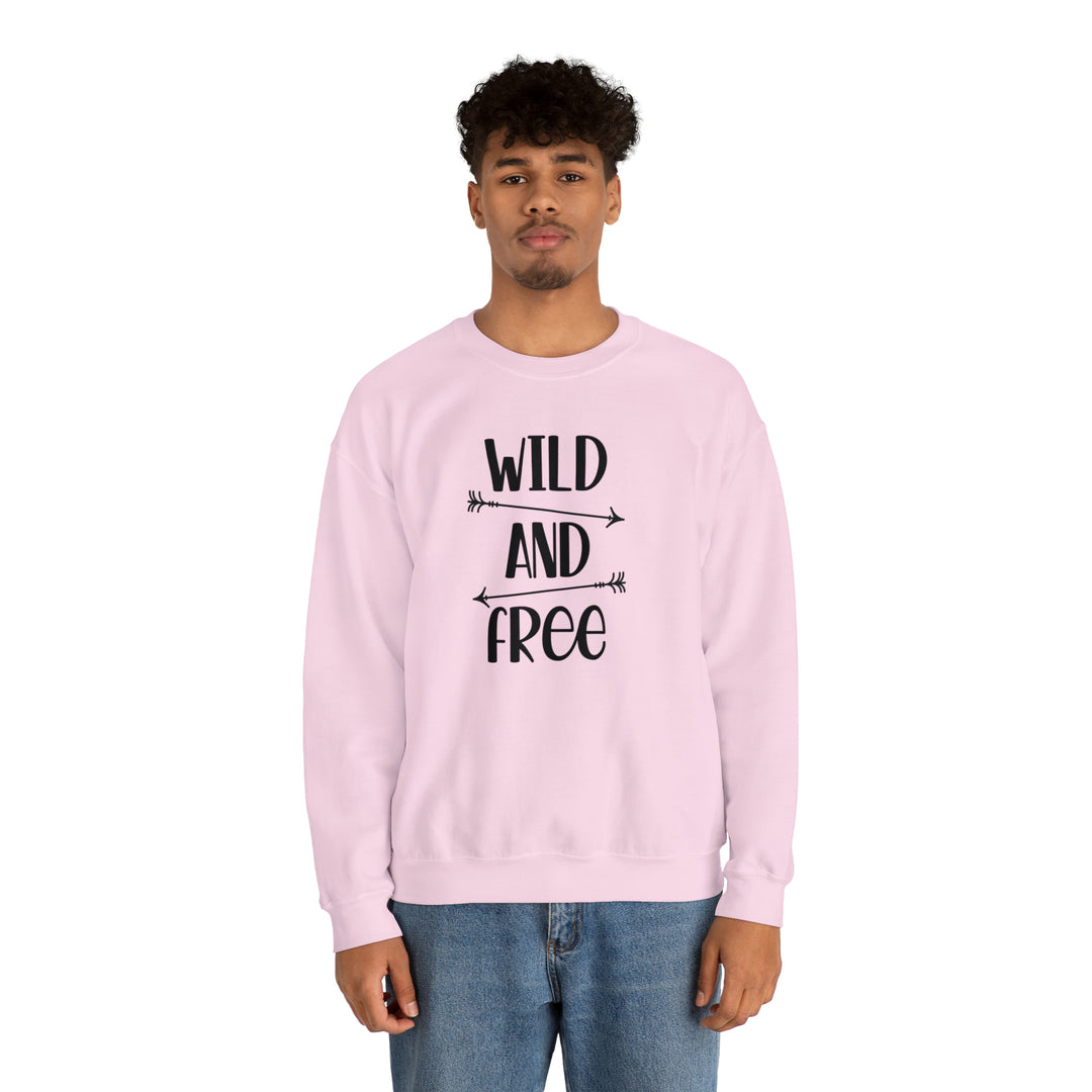 WILD &amp; FREE | Unisex Heavy Blend™ Crewneck Sweatshirt