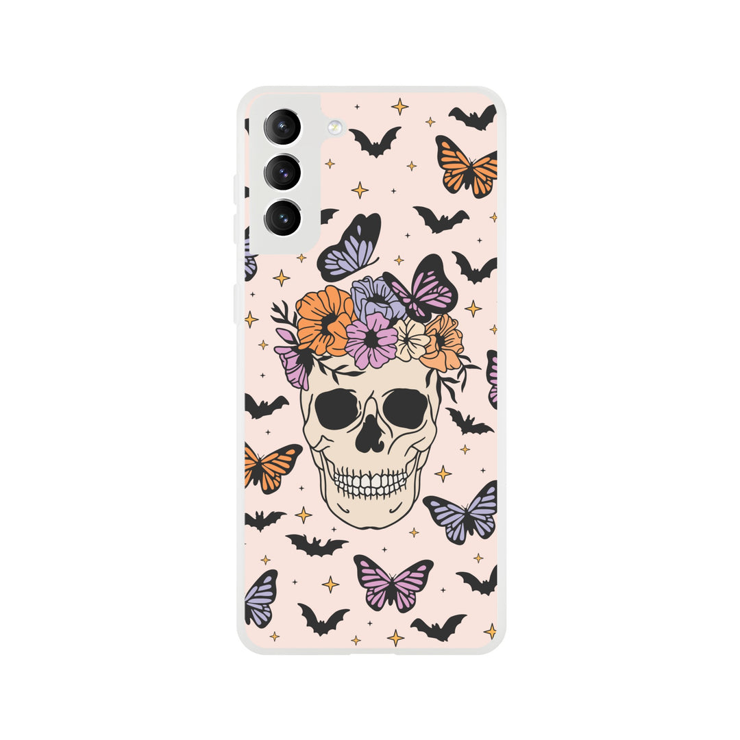 Schädel | Halloween Flexi-Hülle iPhone / Samsung