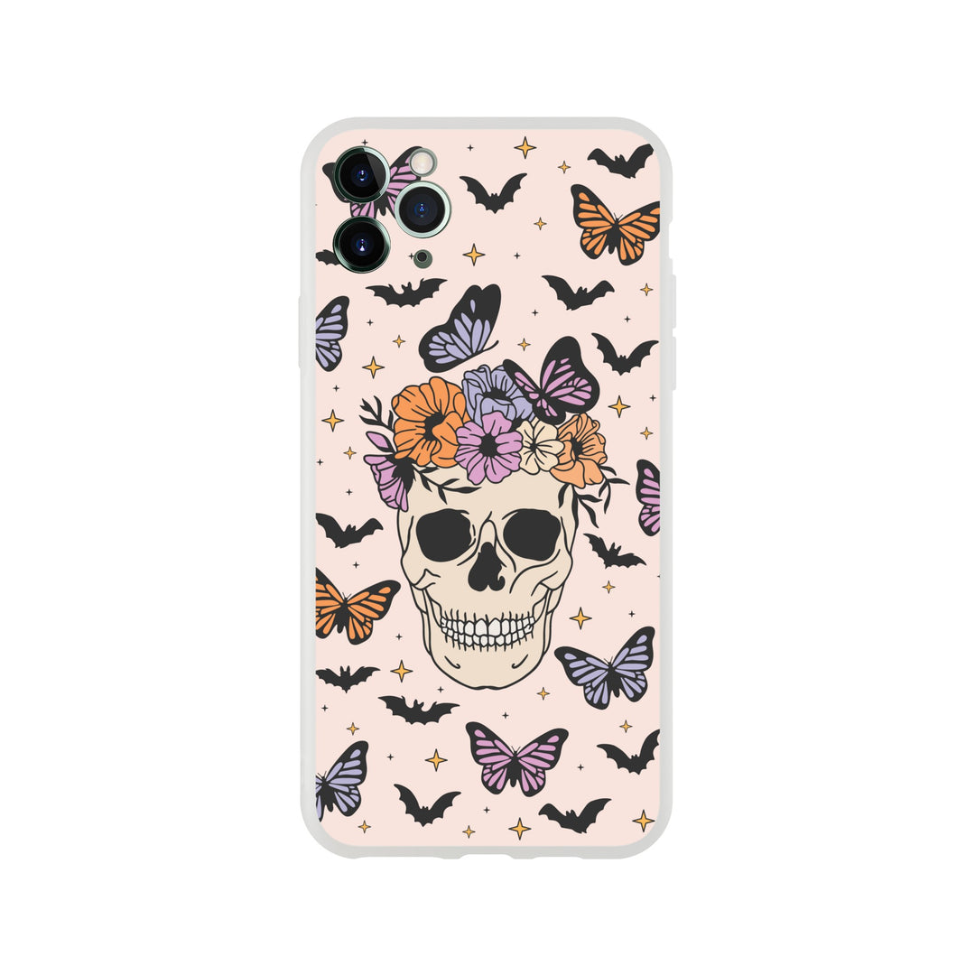Schädel | Halloween Flexi-Hülle iPhone / Samsung