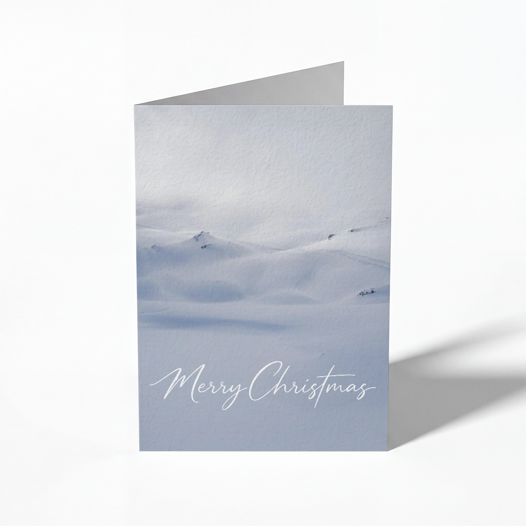 Bachalp – blank Christmas folding card, pack of 10