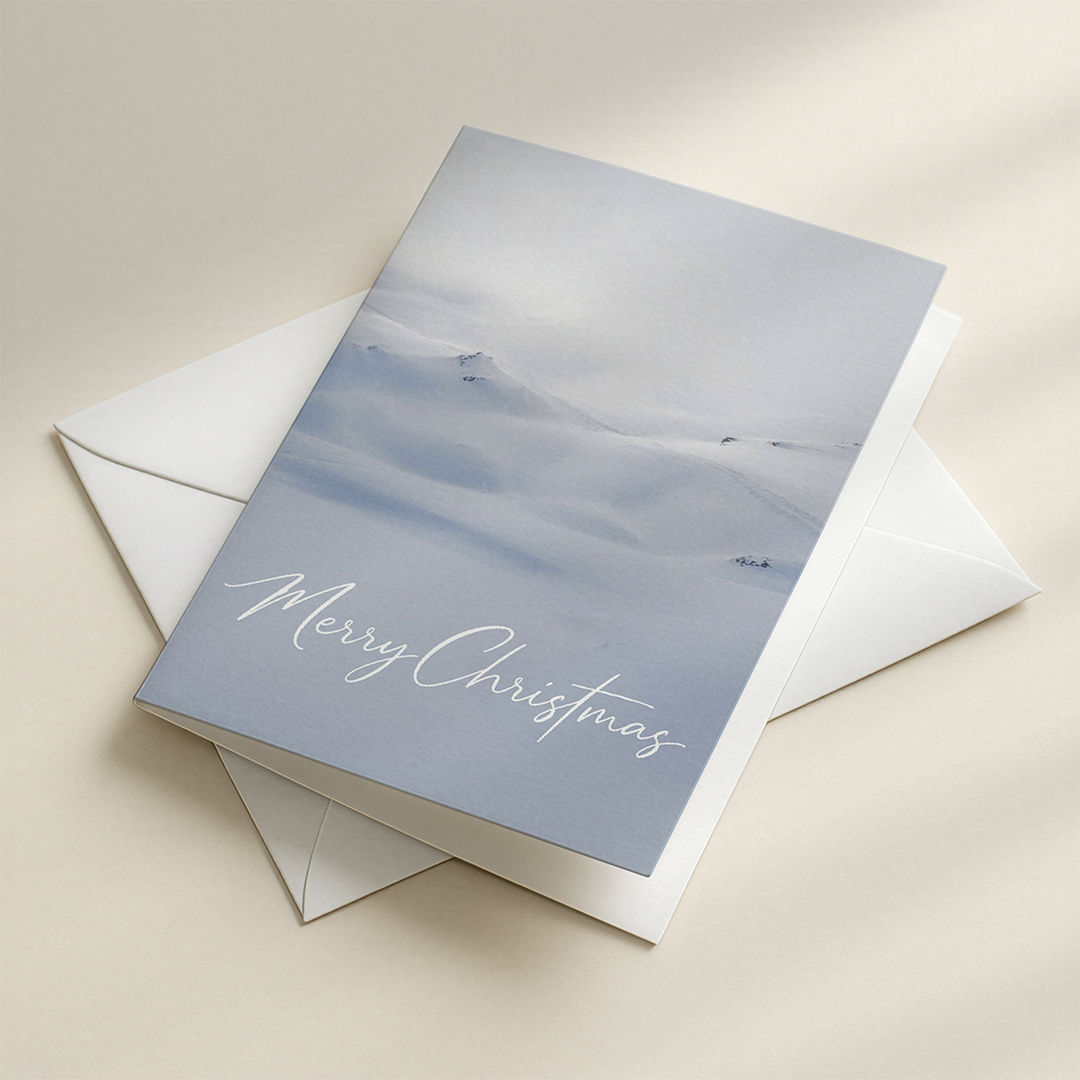 Bachalp – blank Christmas folding card, pack of 10