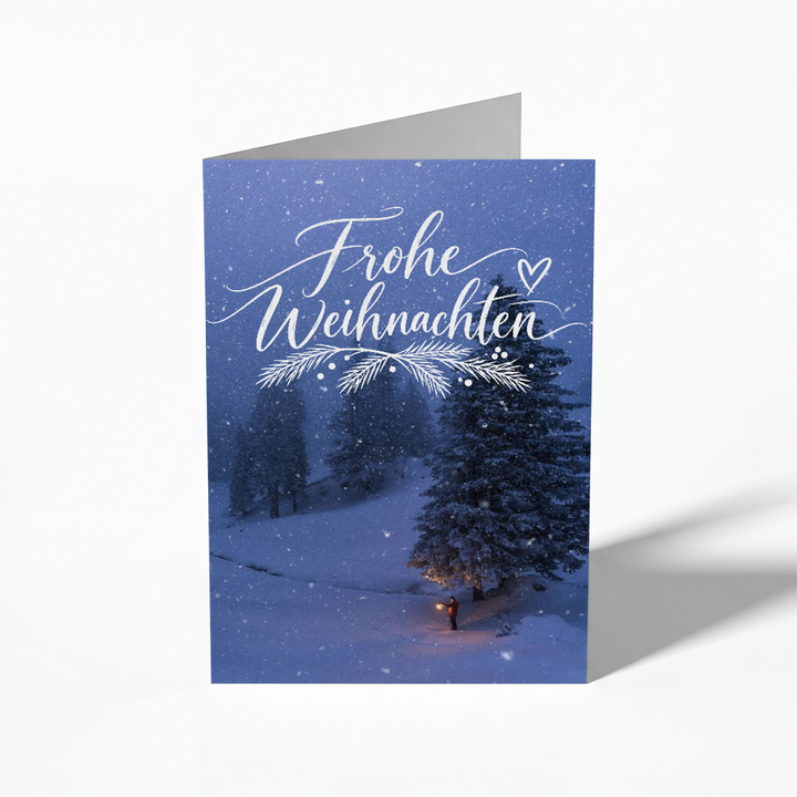 Gantrisch Forest – blank Christmas folding card, pack of 10