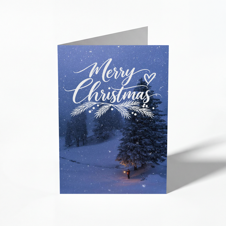 Gantrisch Forest – blank Christmas folding card, pack of 10