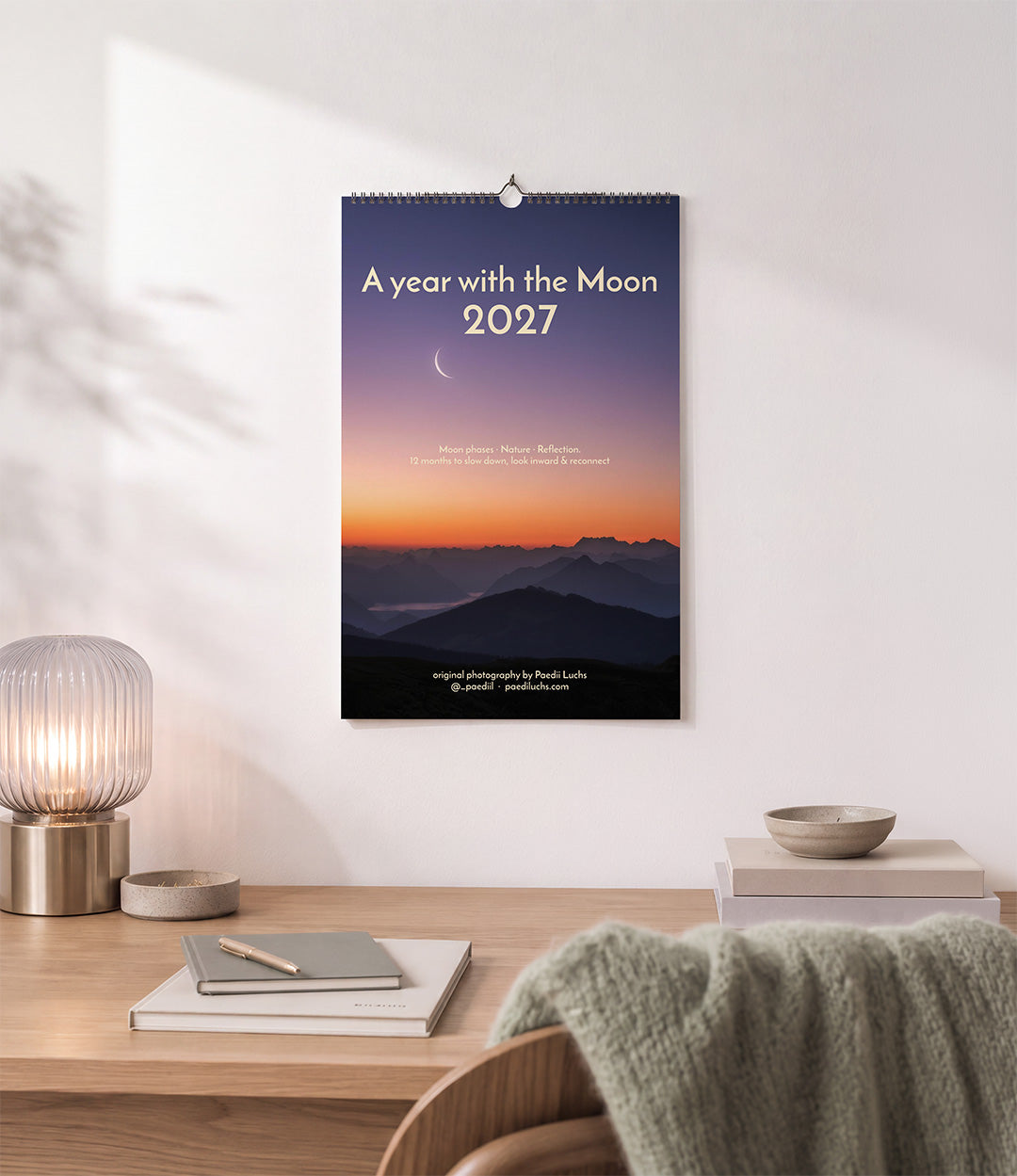Ein Jahr mit dem Mond – Mondfotografie-Kalender 2027 (englische Version)
